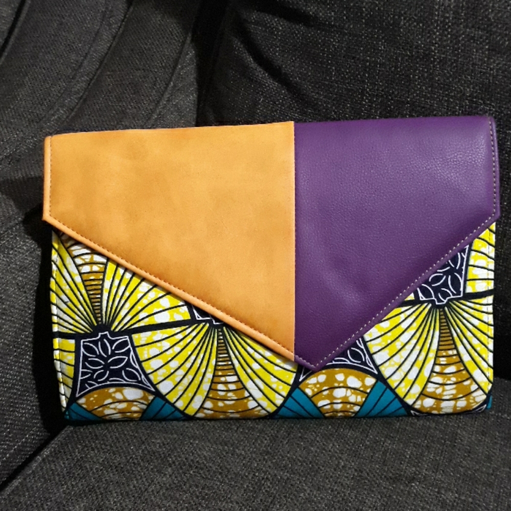 African print handbag/clutch - Picture 1 of 2